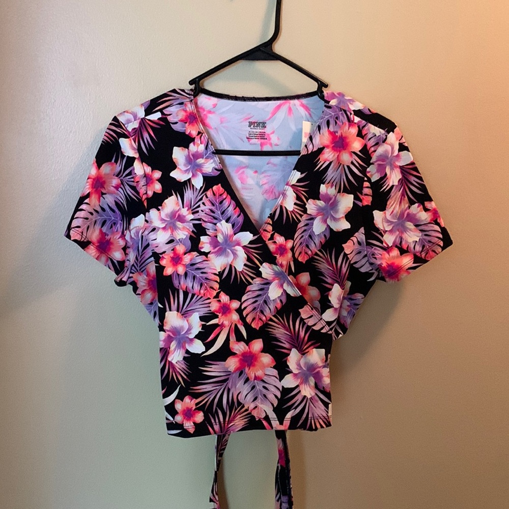 VS wrap around tropical shirt